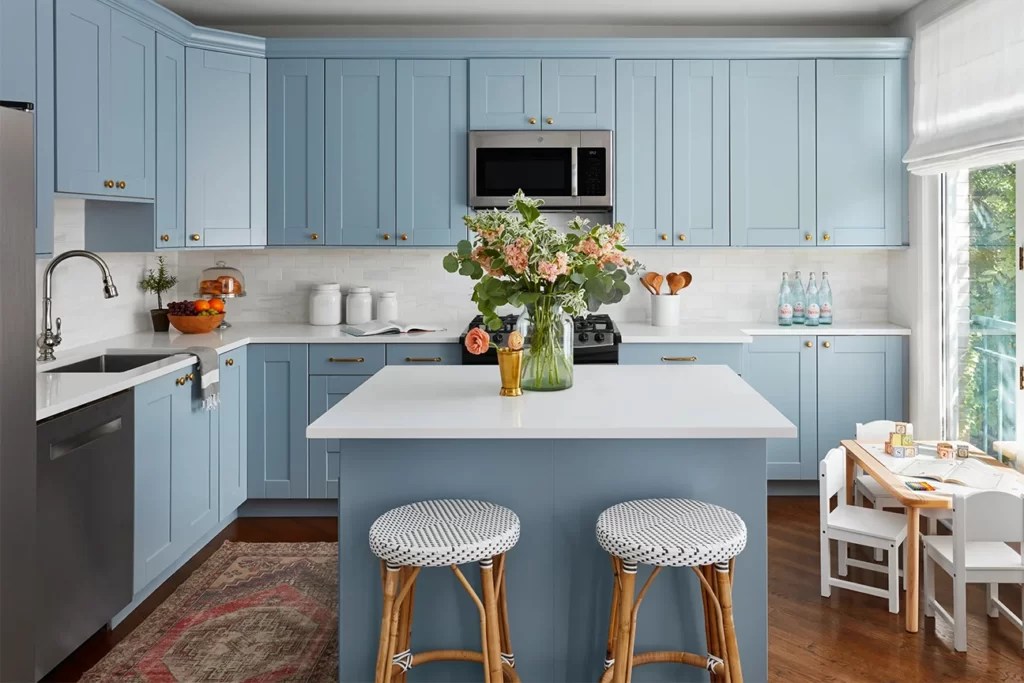The Best Blue Gray Paint Colors for Kitchen WM Design House