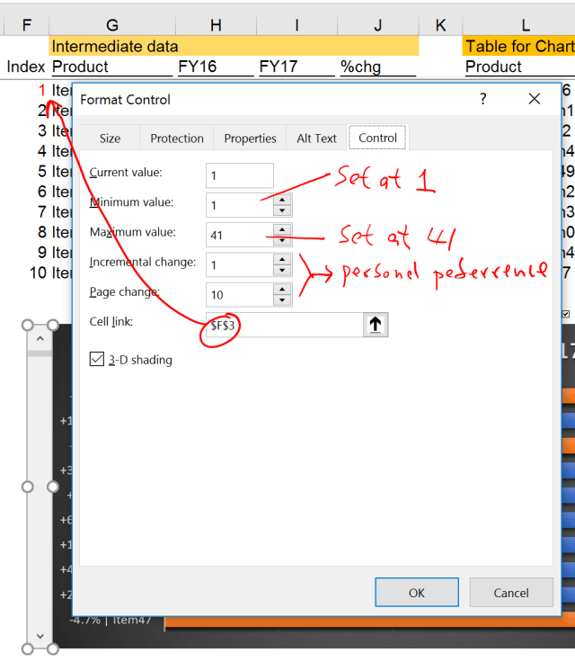 Interactive Chart is not difficult to make Part 2/3 wmfexcel