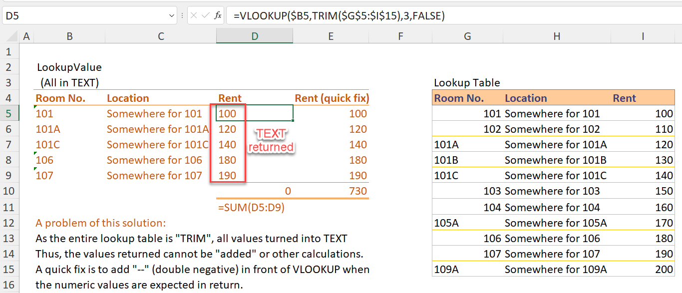 exceltipfixinginconsistentdatatypeinlookuptable6 wmfexcel