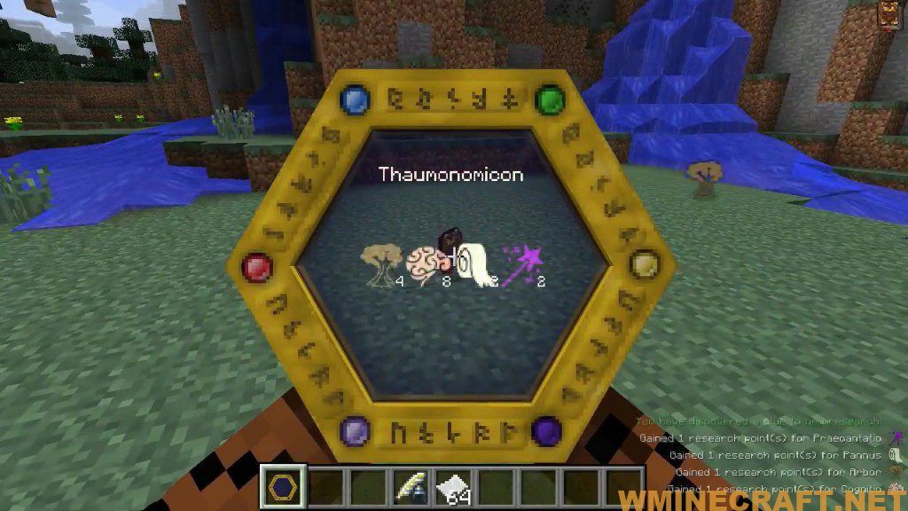 Minecraft Thaumcraft Mod 1.14.41.12.21.10.2 Drawing magic