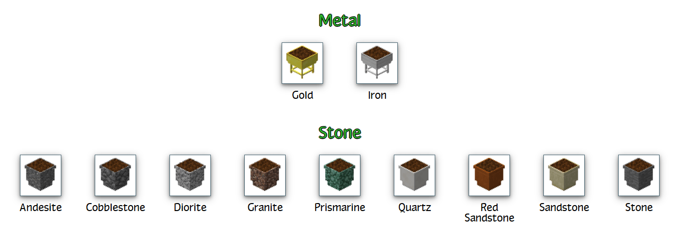 Plant Mega Pack Mod 1.12.2 for Minecraft Theme of plants