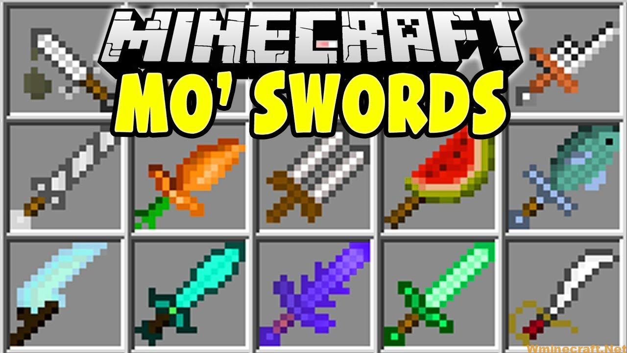 Mo’Swords Mod 1.12.2 for Minecraft PC (14 new swords