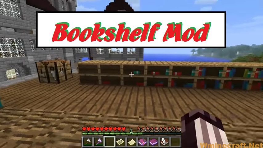Bookshelf Minecraft Mod 1.16.5/1.15.2/1.14.4