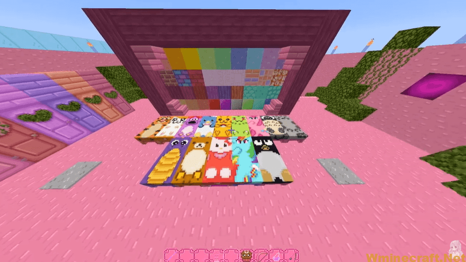 Kawaii World Resource Pack 1.16.5 Color texture pack