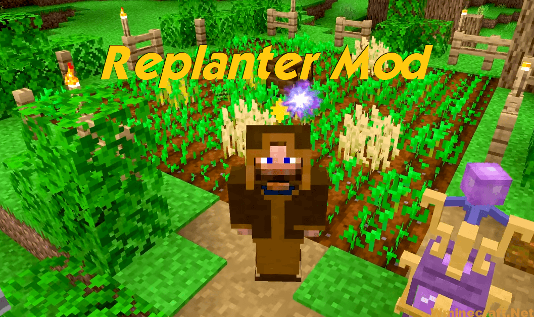 Replanter Mod 1.16.5/1.17 Minecraft