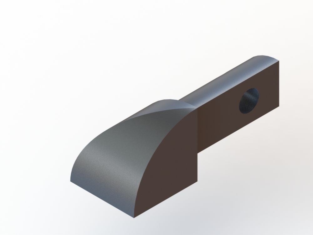 Quarter circle external corner