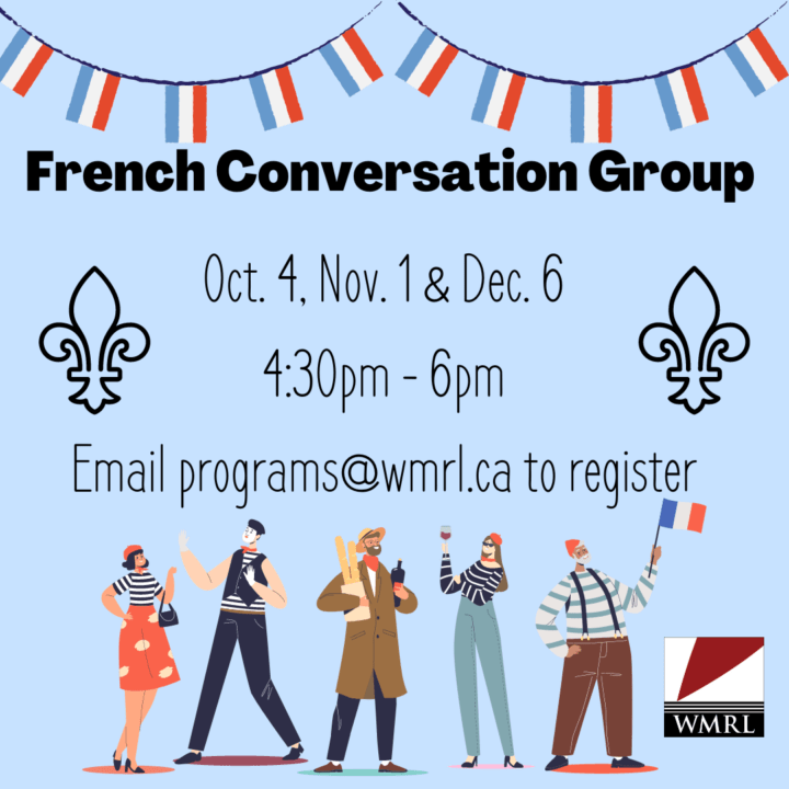 French Conversation Group Western Manitoba Regional Library