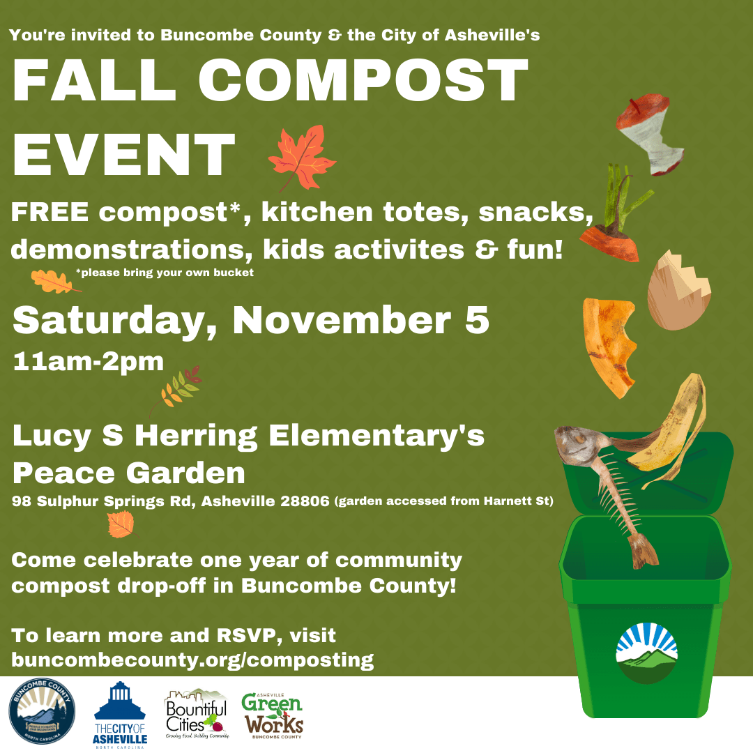 Fall Compost Event with County & The City of Asheville WNC