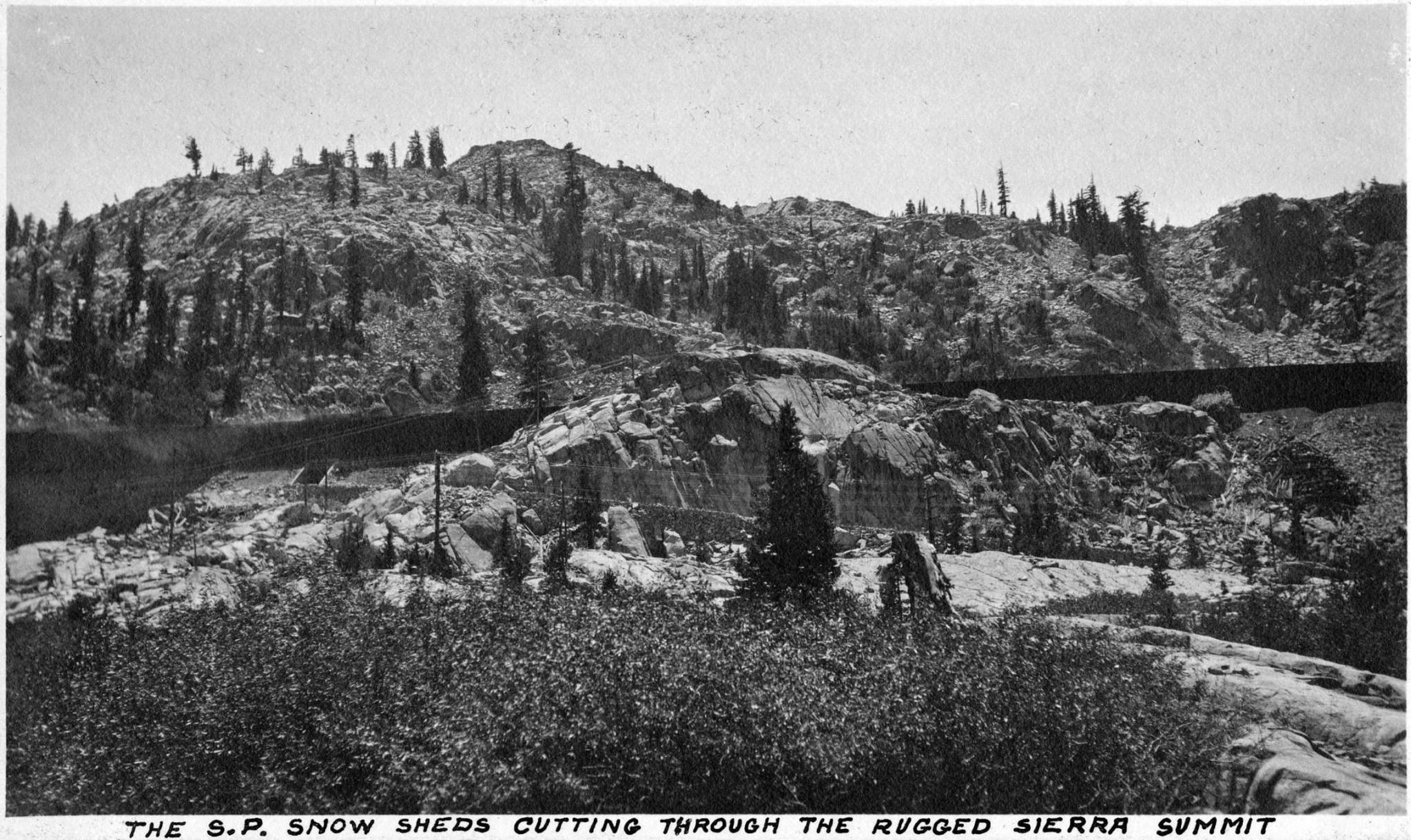 Donner Summit Snowsheds Photo Details The Western Nevada Historic