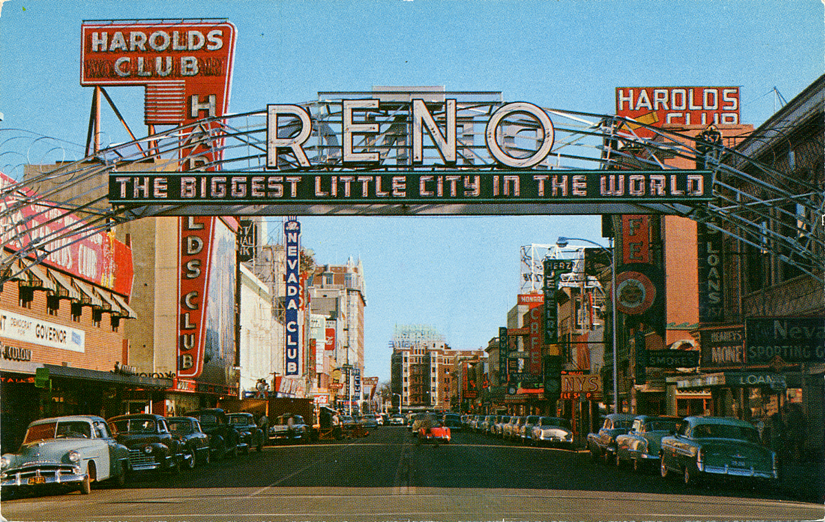 Reno, 1950's Photo Details The Western Nevada Historic Photo