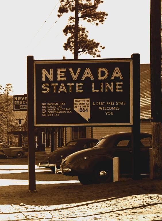 Nevada State Line Photo Details The Western Nevada Historic Photo