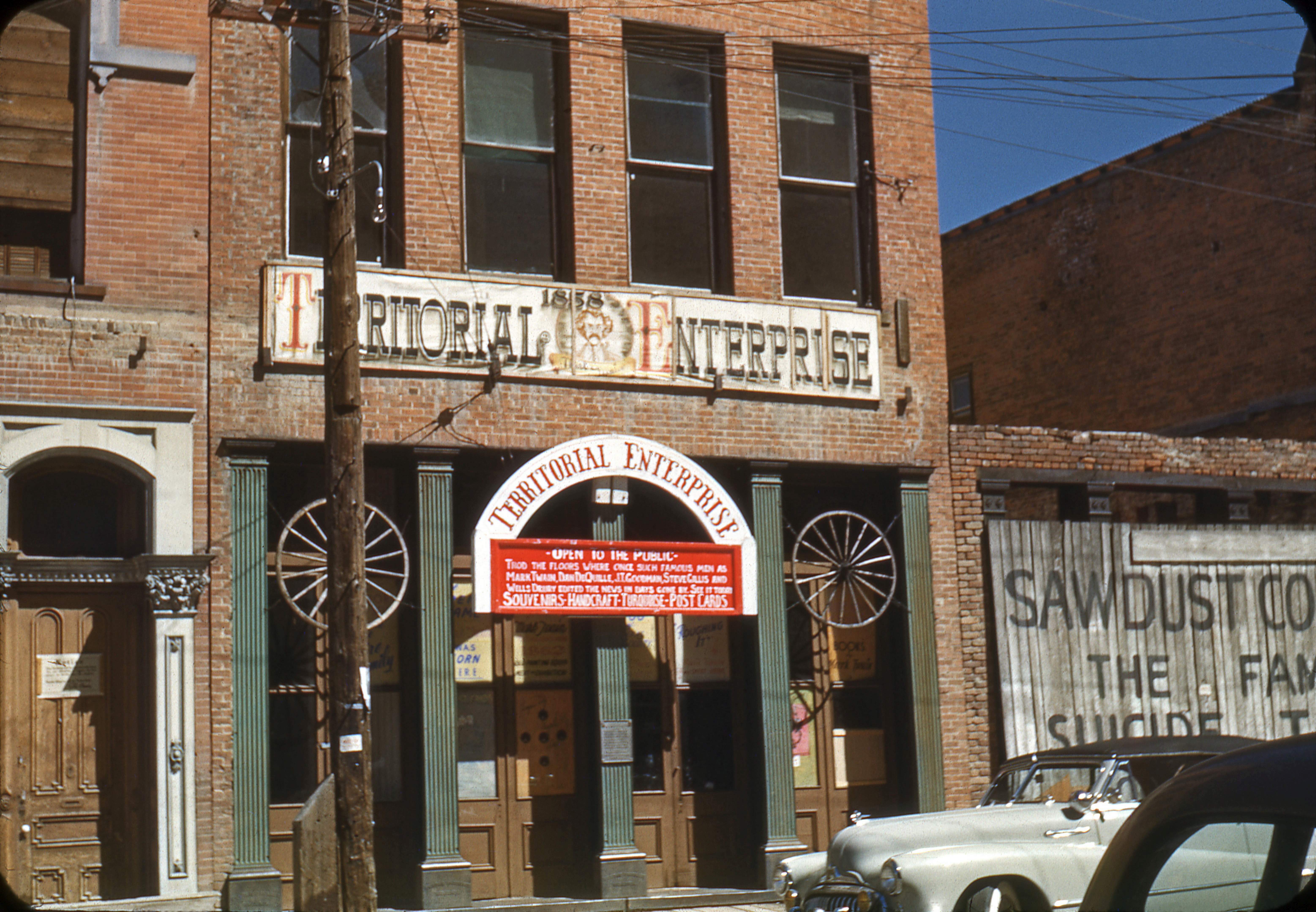 Territorial Enterprise Photo Details The Western Nevada Historic