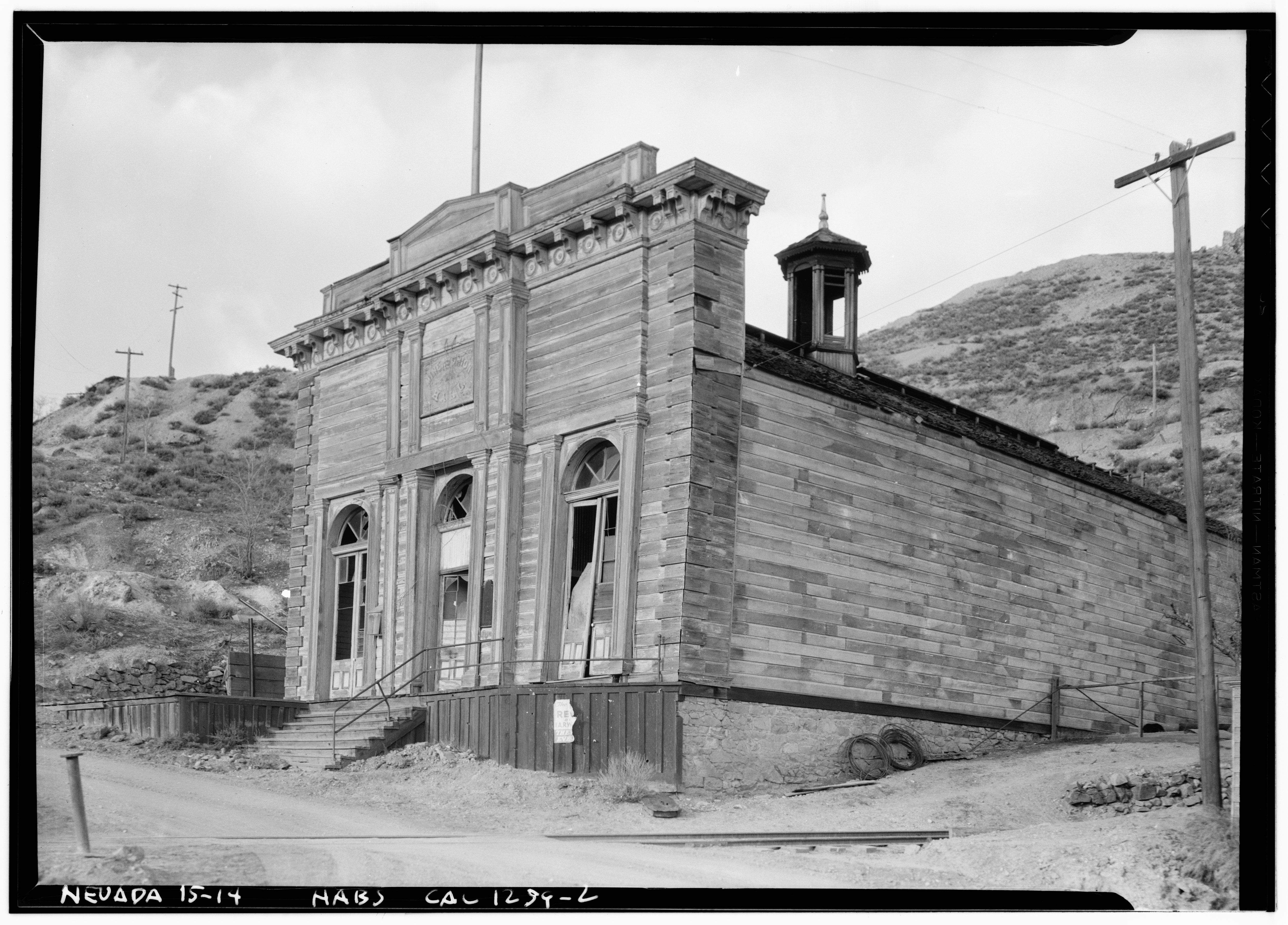 Miner's Union Hall, Gold Hill Photo Details The Western Nevada