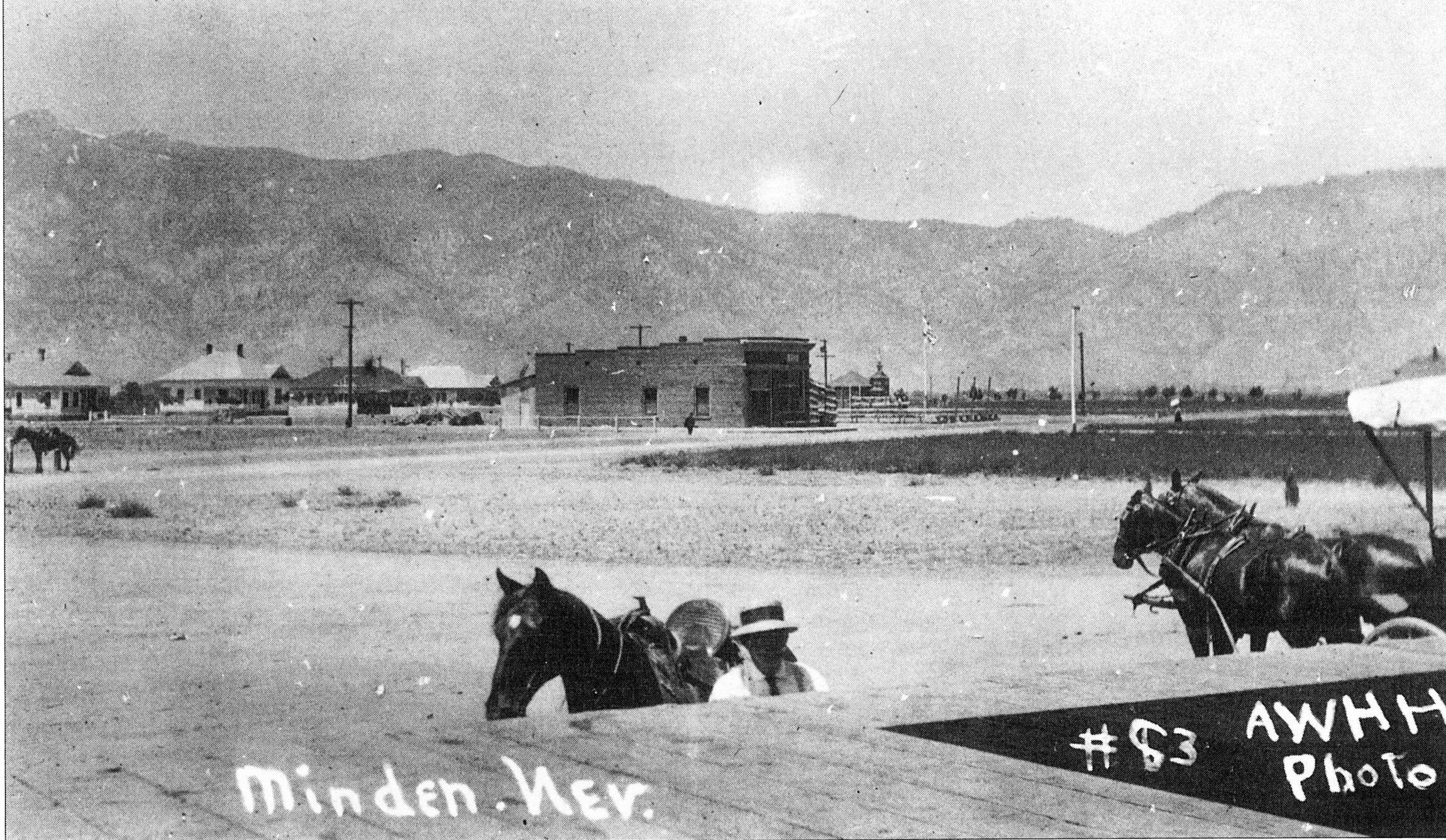 Downtown Minden Photo Details The Western Nevada Historic Photo