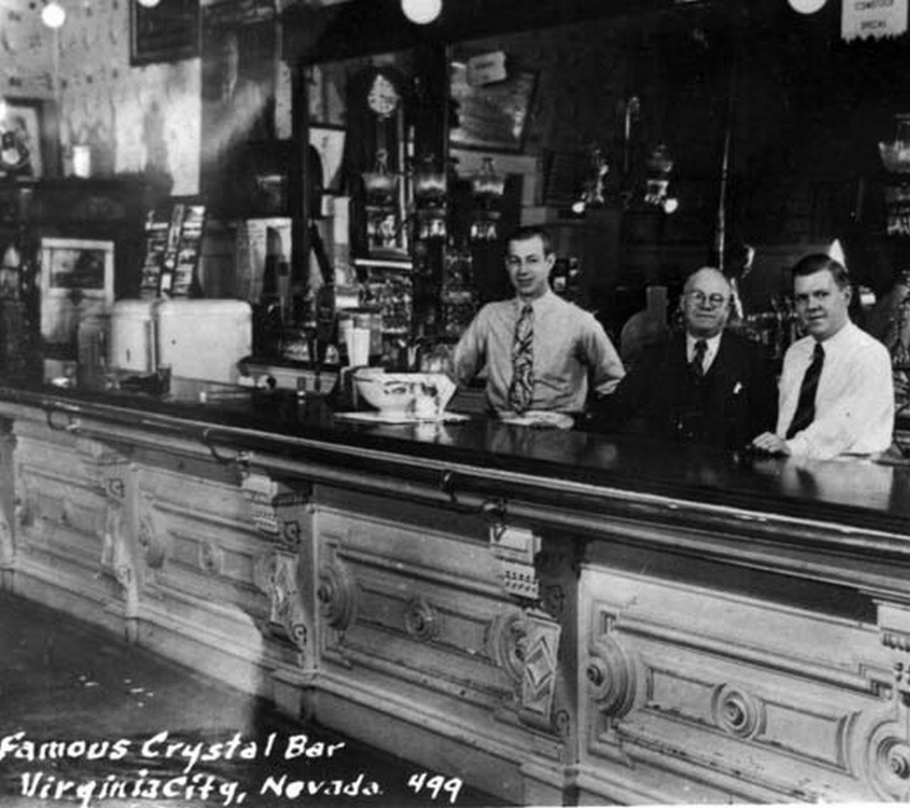 Crystal Bar Saloon Photo Details The Western Nevada Historic Photo