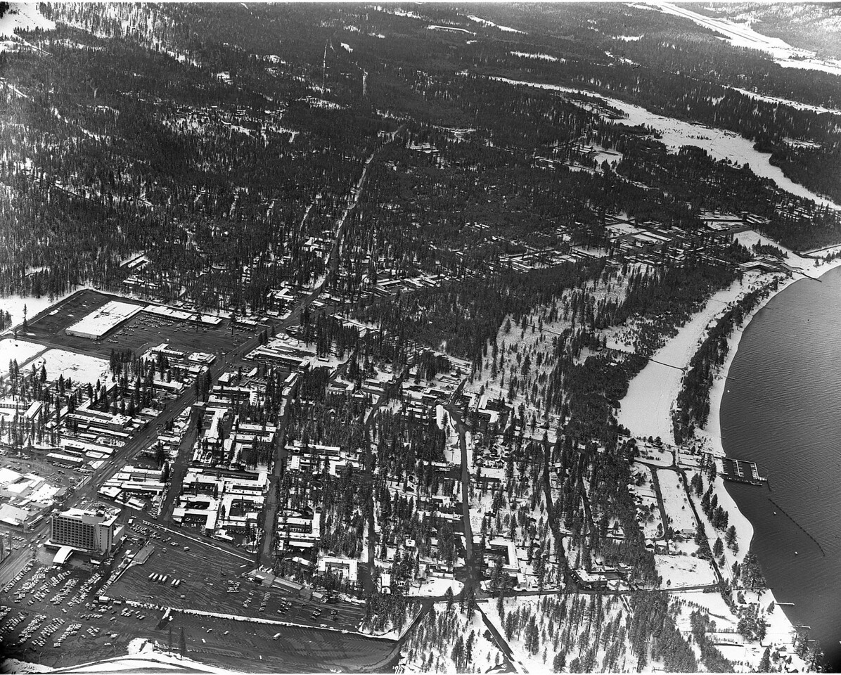 South Lake Tahoe Aerial Photo Details The Western Nevada Historic