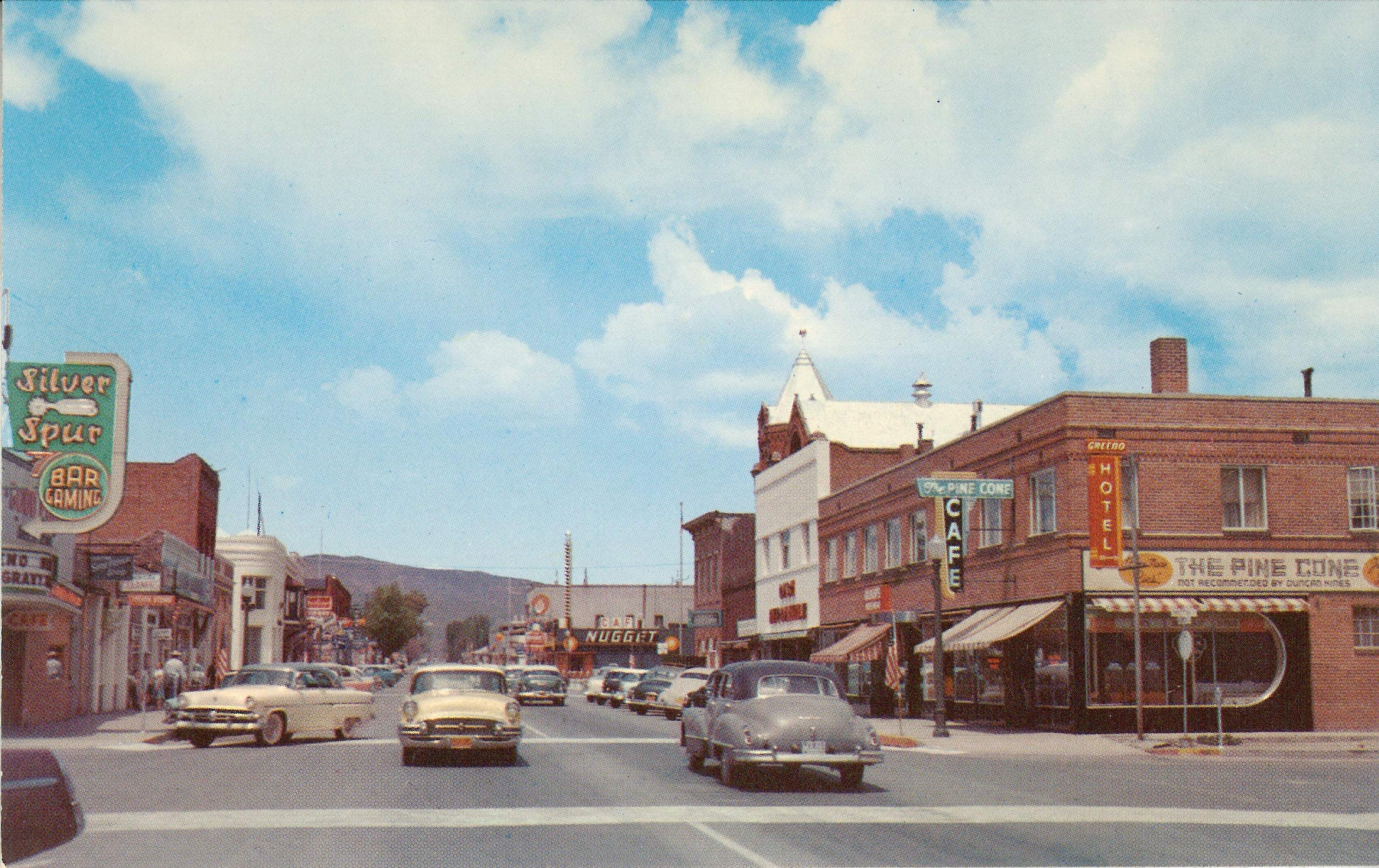 Carson Street Looking North From Proctor, 1950s Photo Details The