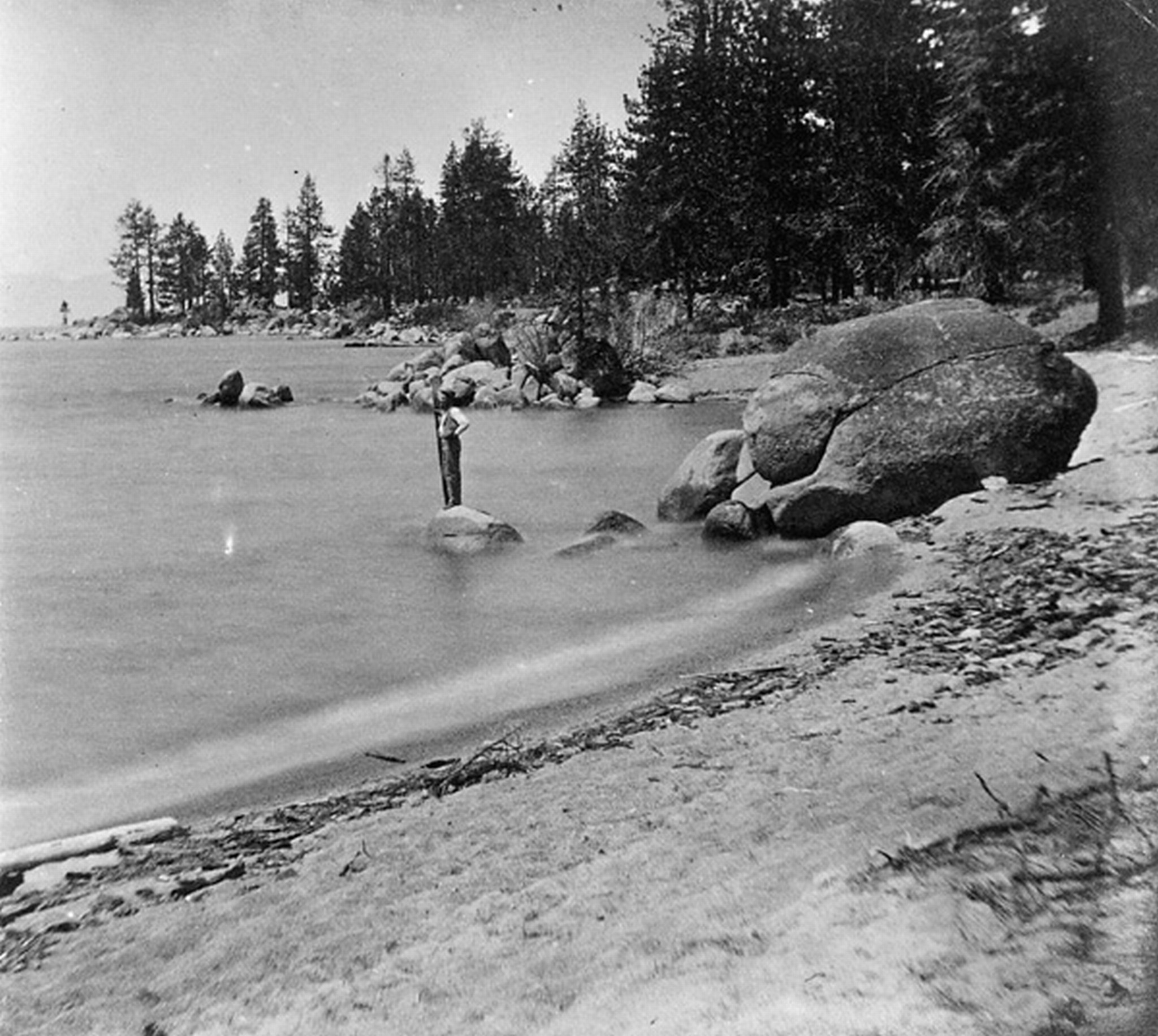 672. Zephyr Cove, Lake Tahoe, looking North. Photo Details The