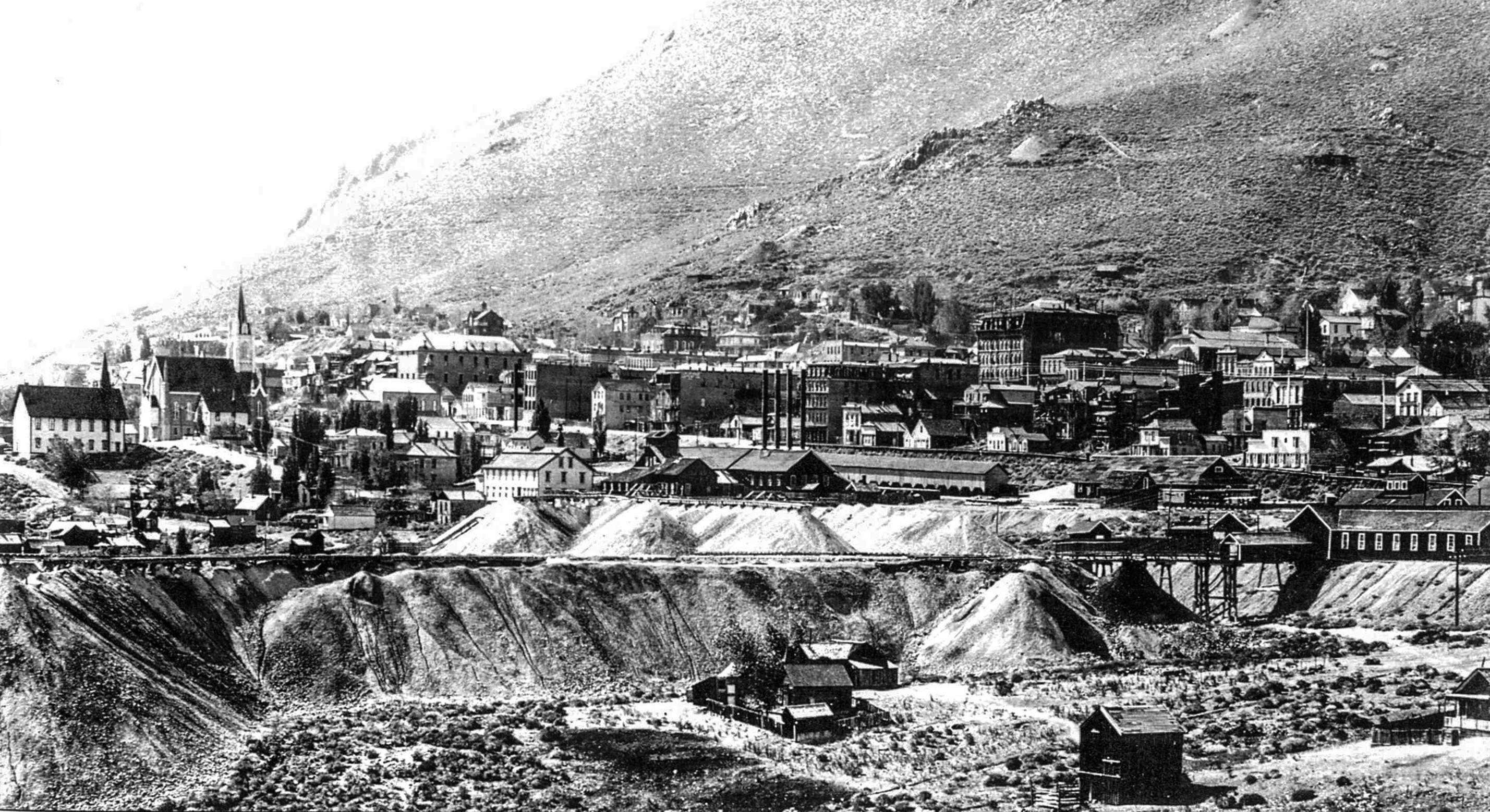 Virginia City Photo Details The Western Nevada Historic Photo