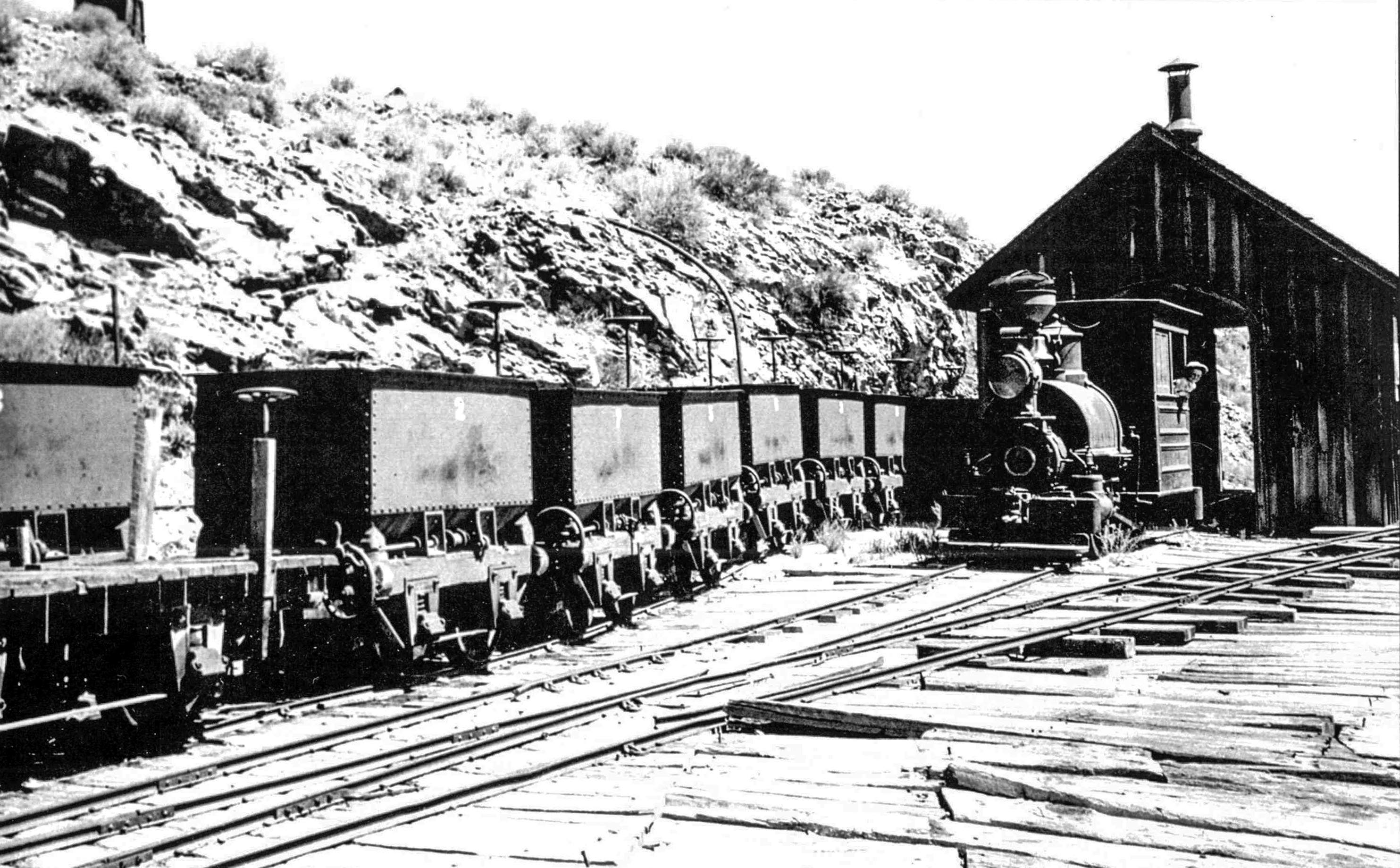 Eureka Mill Railroad Photo Details The Western Nevada Historic