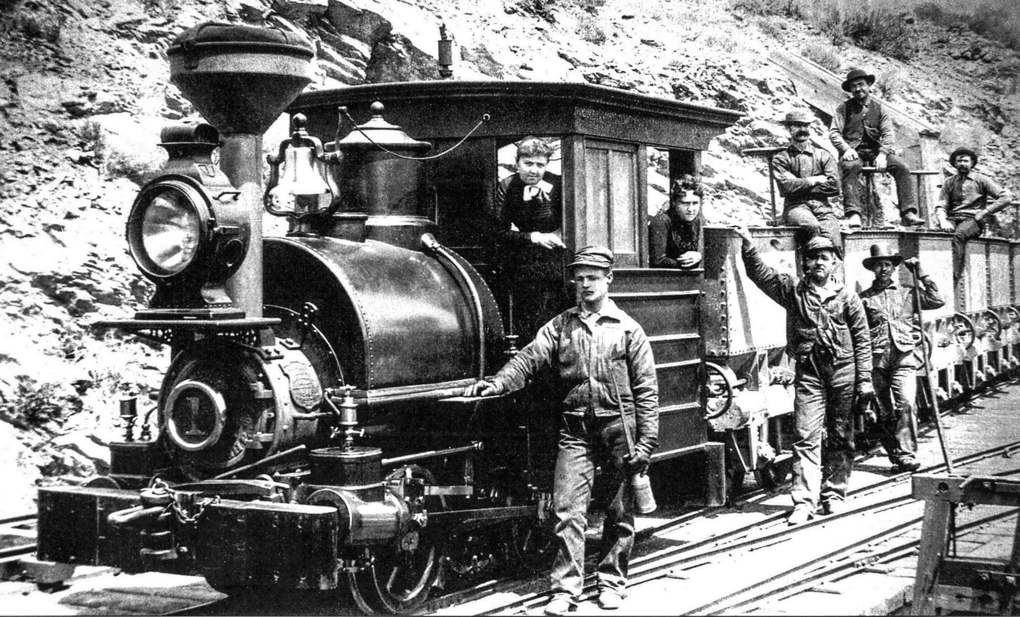 Eureka Mill Railroad Photo Details The Western Nevada Historic