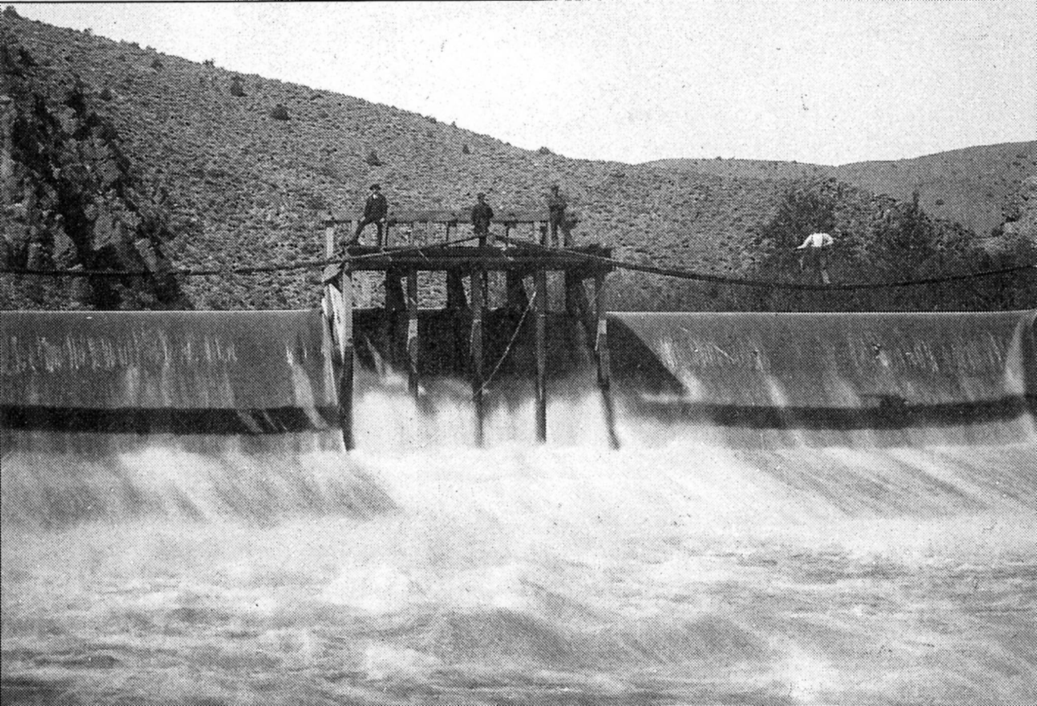 Eureka Mill Dam Photo Details The Western Nevada Historic Photo