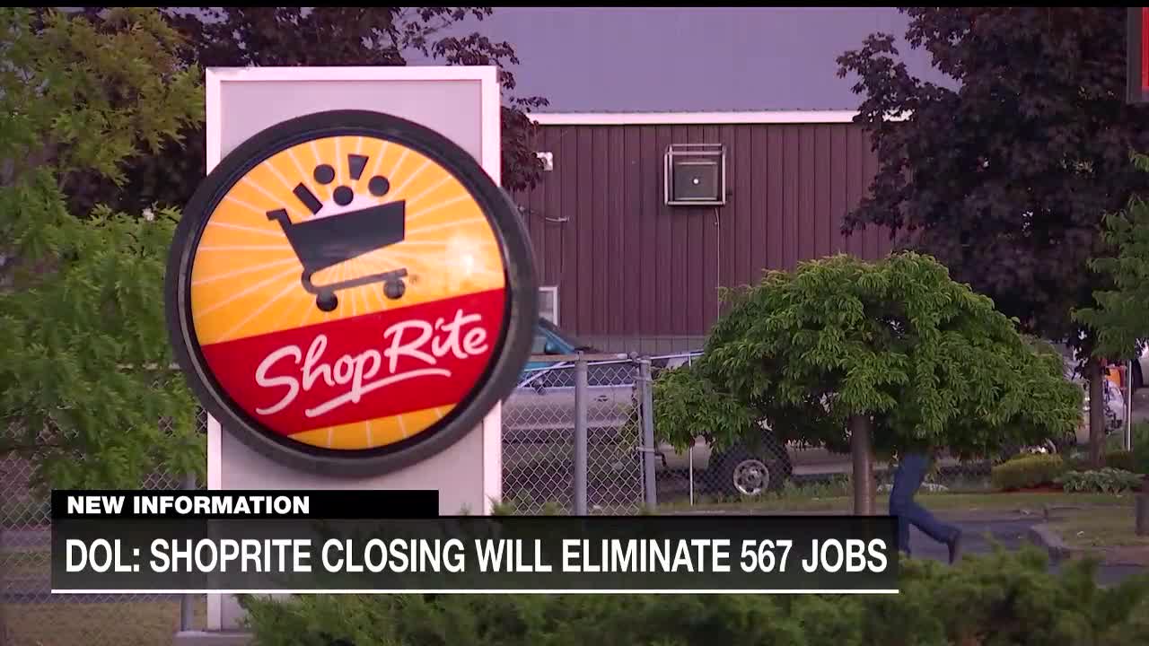 Filing ShopRite closures to affect 567 employees NewsChannel 13