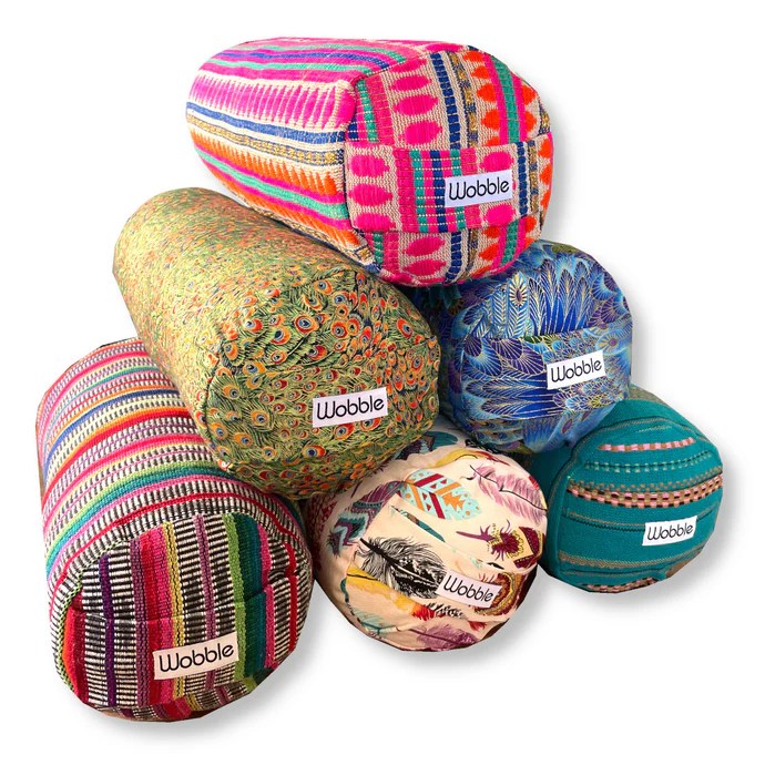 Yoga Bolster Cushions. Sustainable. Handmade in Australia. Wobble Yoga