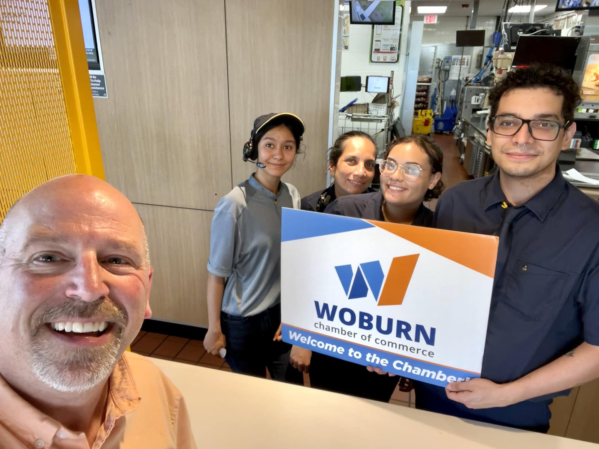 to the Chamber, McDonald's — Montvale Ave! Woburn Chamber of