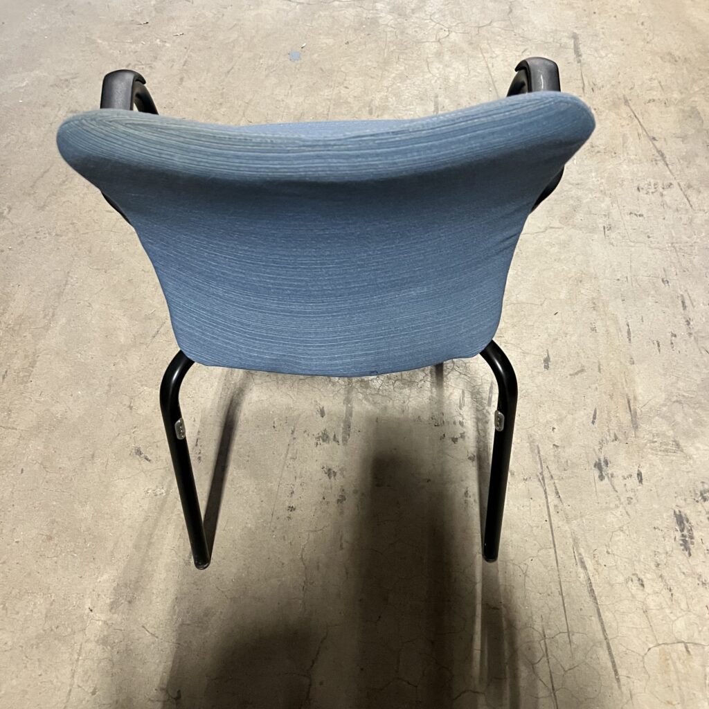 Used Haworth Look Light Blue Stack Side Chair
