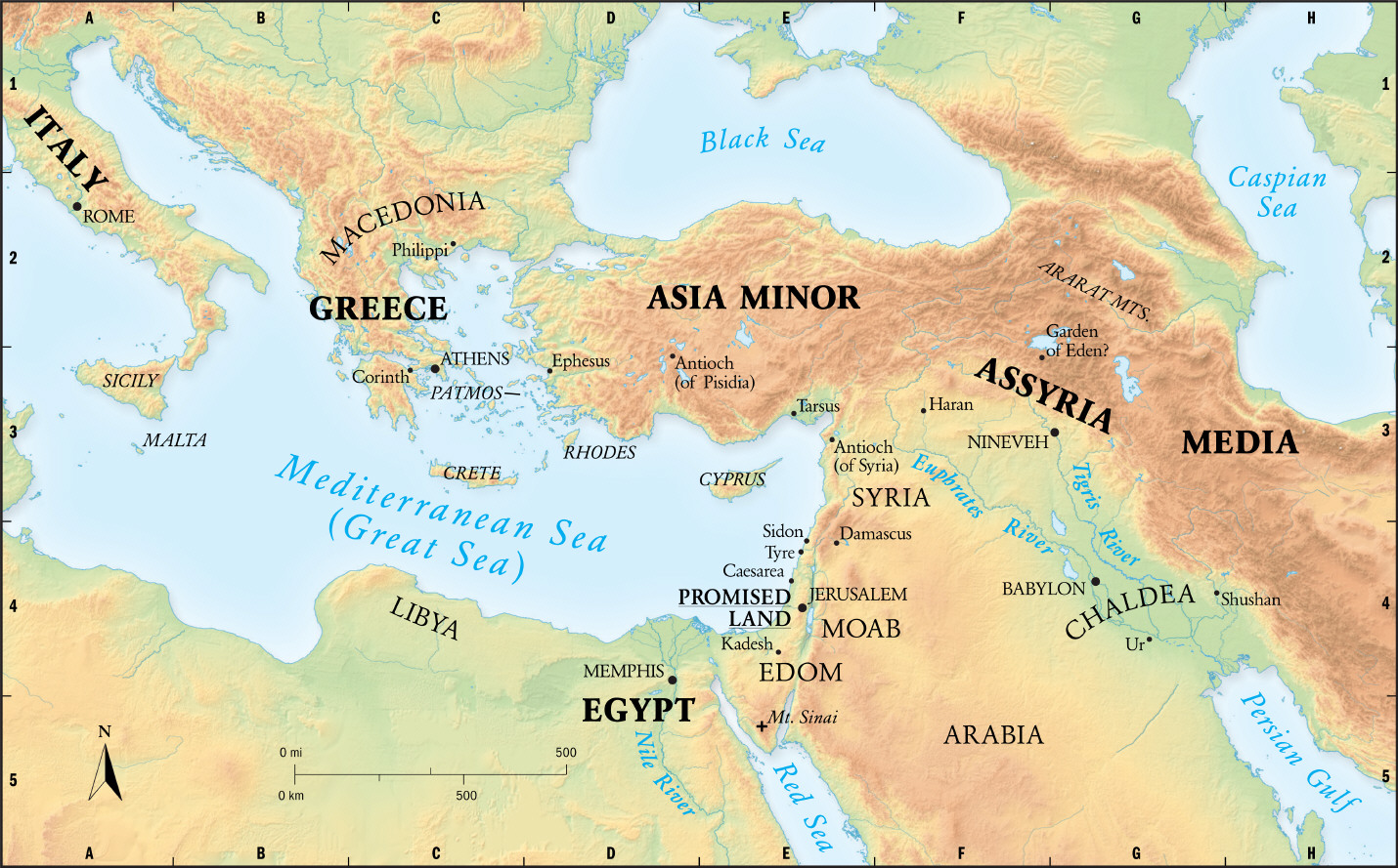 Map Of Biblical Times The Lands of the Bible — Watchtower ONLINE LIBRARY