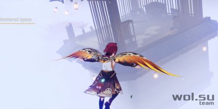 геншин весенний дворик прошлых лет