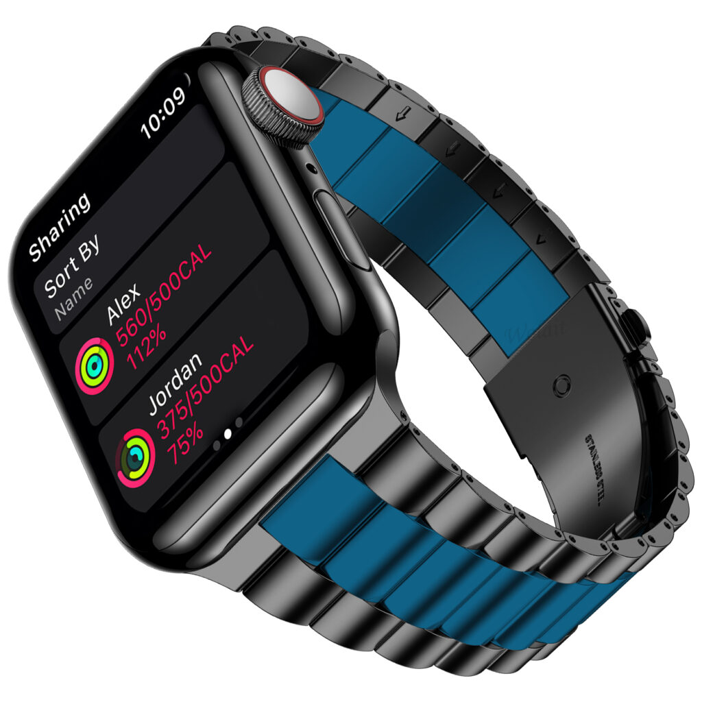Wolait Compatible with Resin Apple Watch Band 44mm 42mm, Upgraded