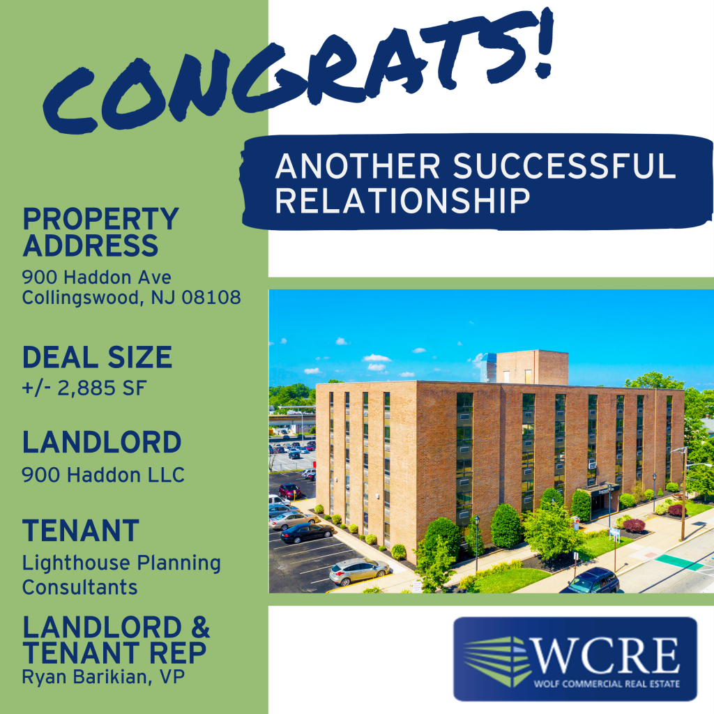 900 Haddon Ave., Collingswood, NJ Wolf Commercial Real Estate South