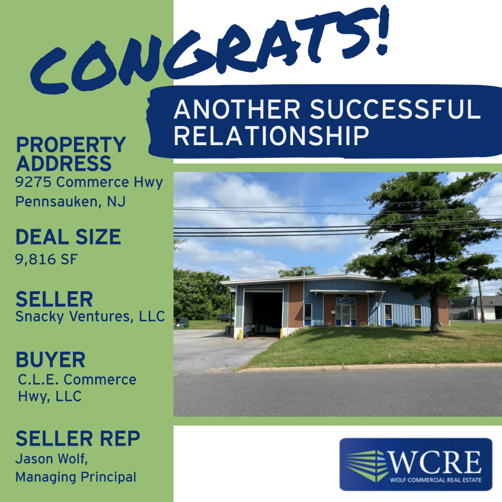 9275 Commerce Highway, Pennsauken, NJ Wolf Commercial Real Estate