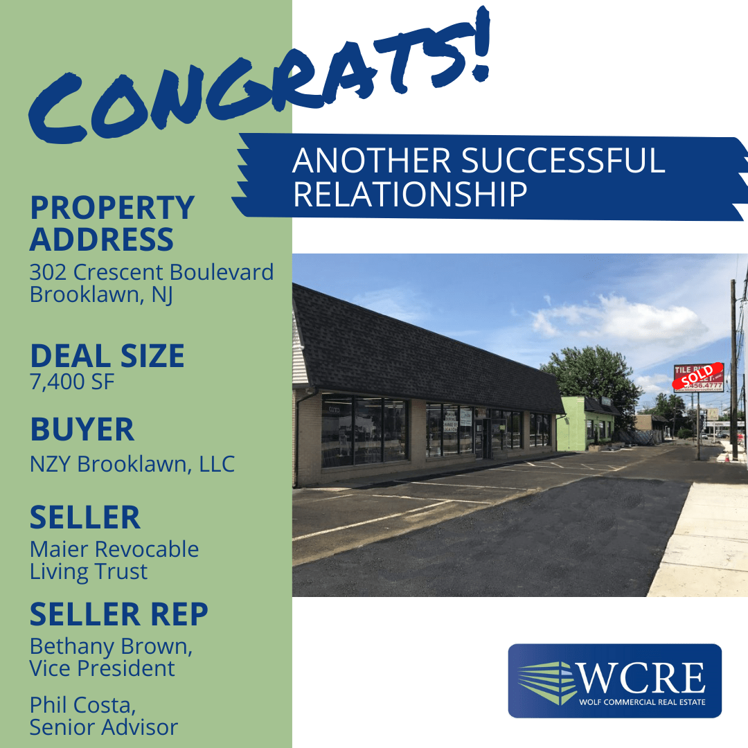 302 Crescent Blvd., Brooklawn, NJ Wolf Commercial Real Estate South