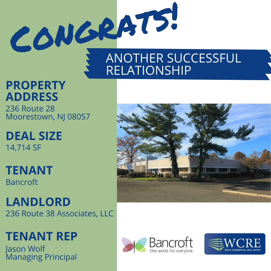 236 Route 38, Moorestown, NJ Wolf Commercial Real Estate South