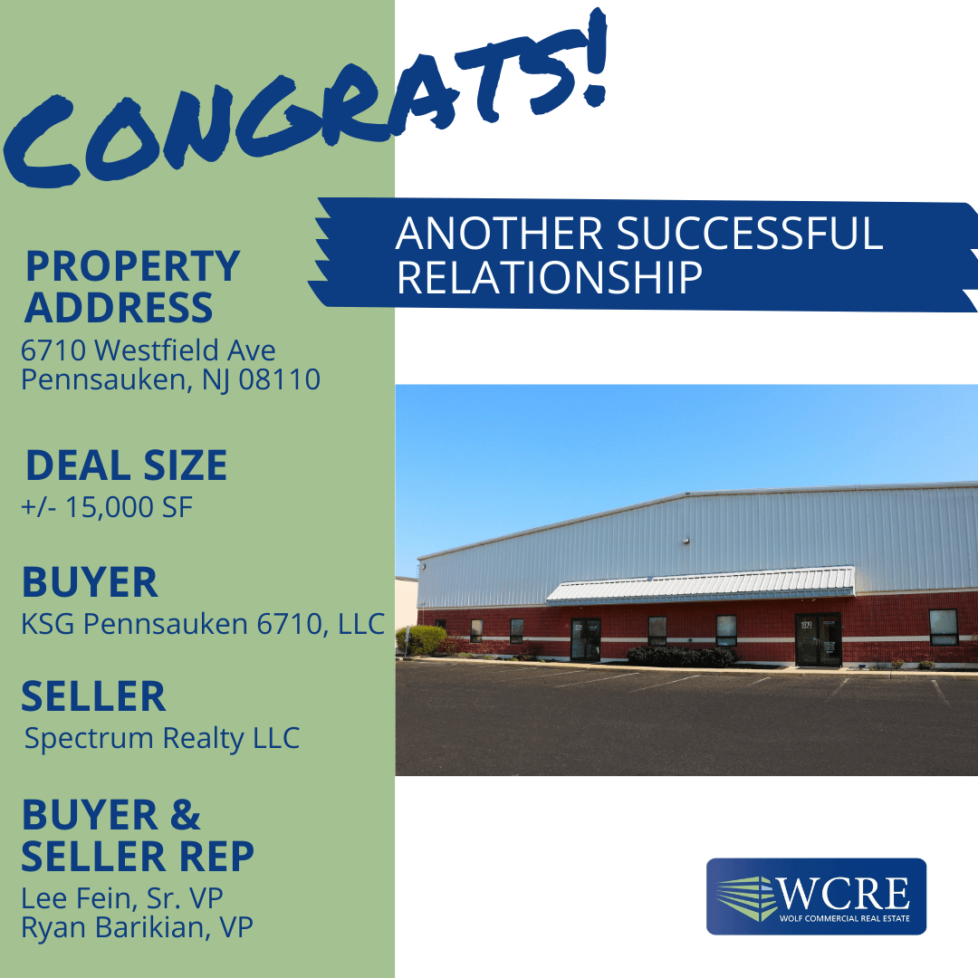 6710 Westfield Ave, Pennsauken, NJ Wolf Commercial Real Estate