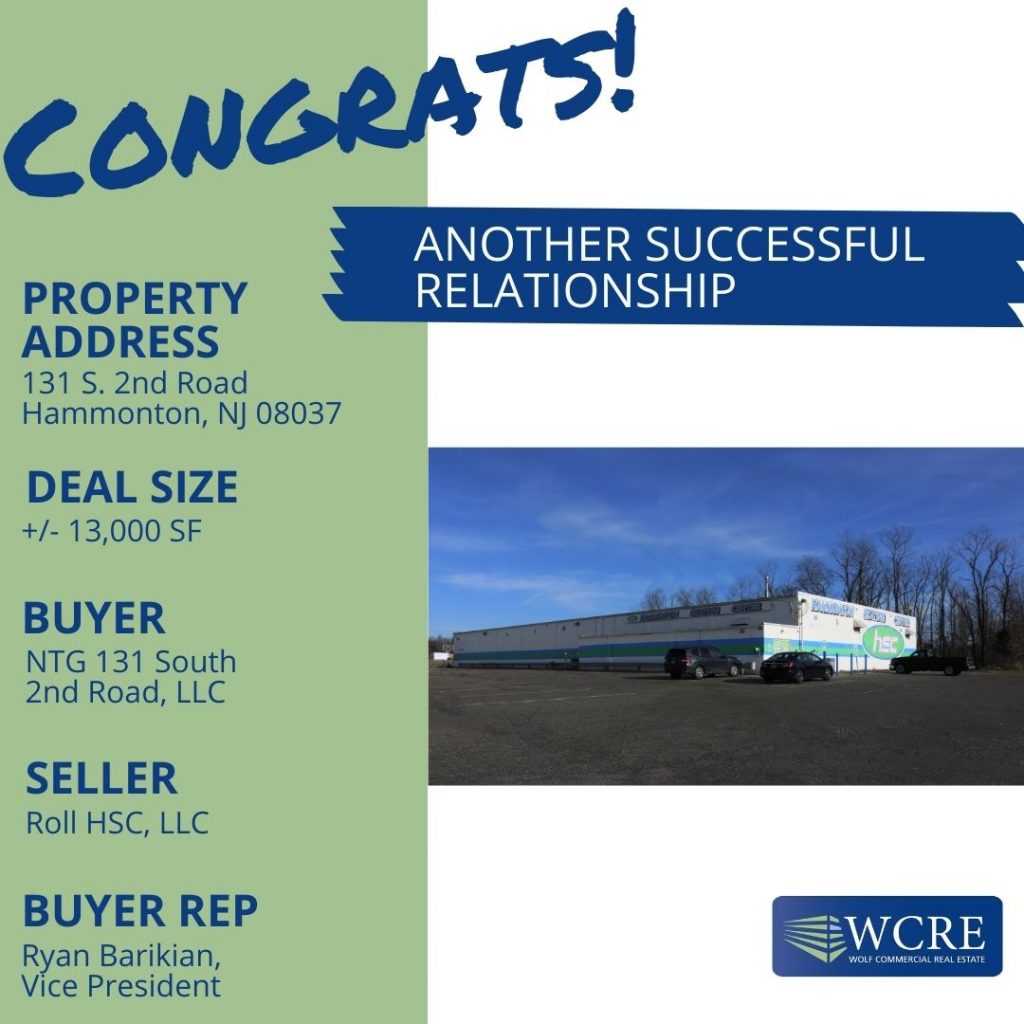 131 S. 2nd Road, Hammonton, NJ Wolf Commercial Real Estate South