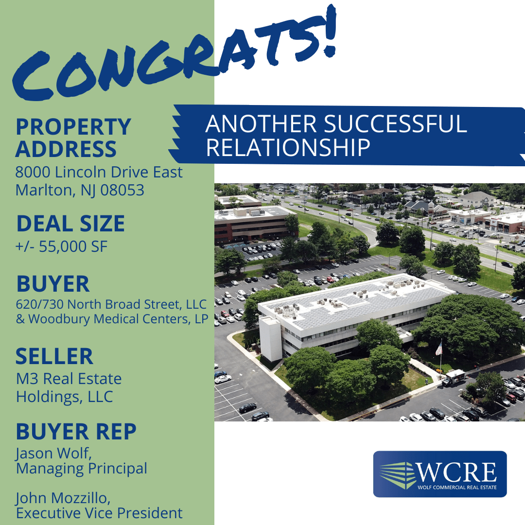 8000 Lincoln Drive, Marlton, NJ Wolf Commercial Real Estate South