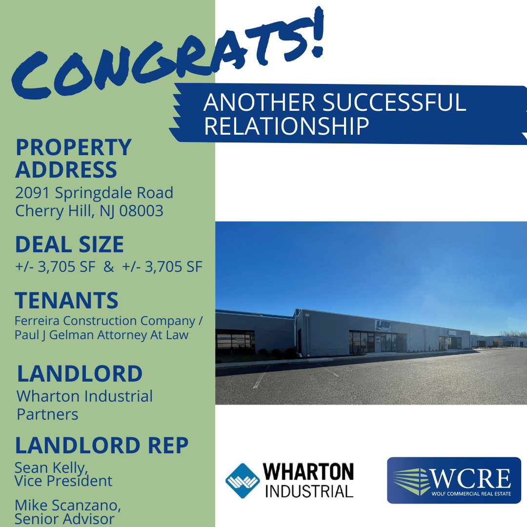 2091 Springdale Rd., Cherry Hill, NJ Wolf Commercial Real Estate