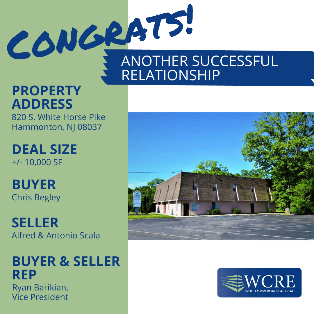 820 S. White Horse Pike, Hammonton, NJ Wolf Commercial Real Estate South Jersey