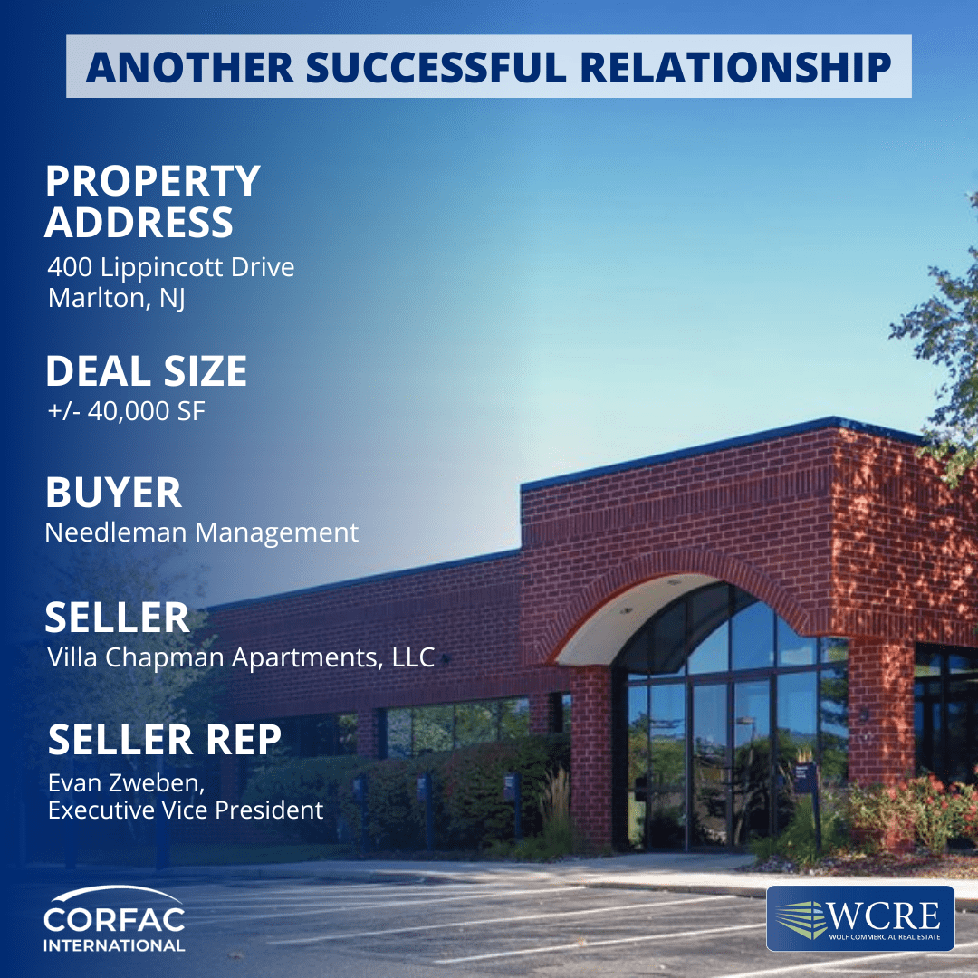 400 Lippincott Drive, Marlton, NJ Wolf Commercial Real Estate South
