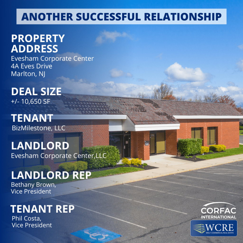 4A Eves Drive, Marlton, NJ Wolf Commercial Real Estate South Jersey