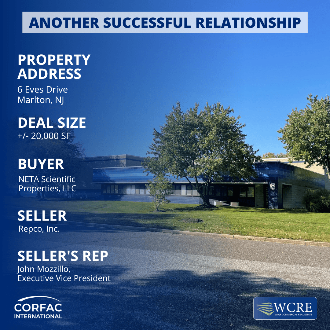 6 Eves Drive, Marlton, NJ Wolf Commercial Real Estate South Jersey