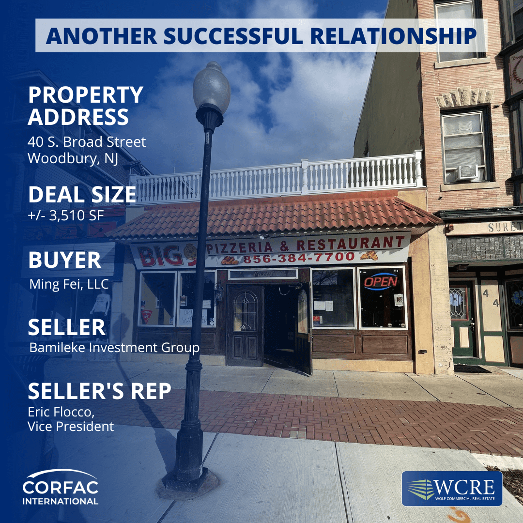 40 S. Broad Street, Woodbury, NJ Wolf Commercial Real Estate South