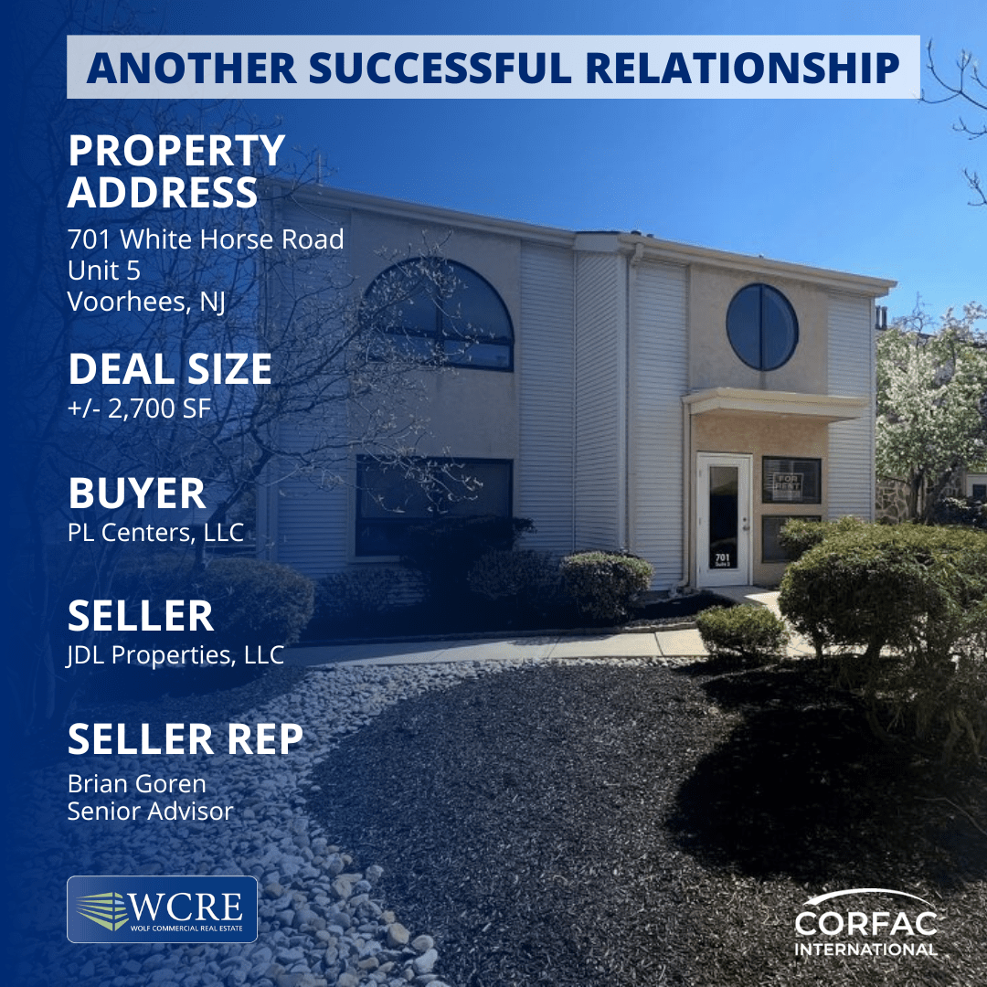 701 White Horse Road, Unit 5, Voorhees, NJ Wolf Commercial Real