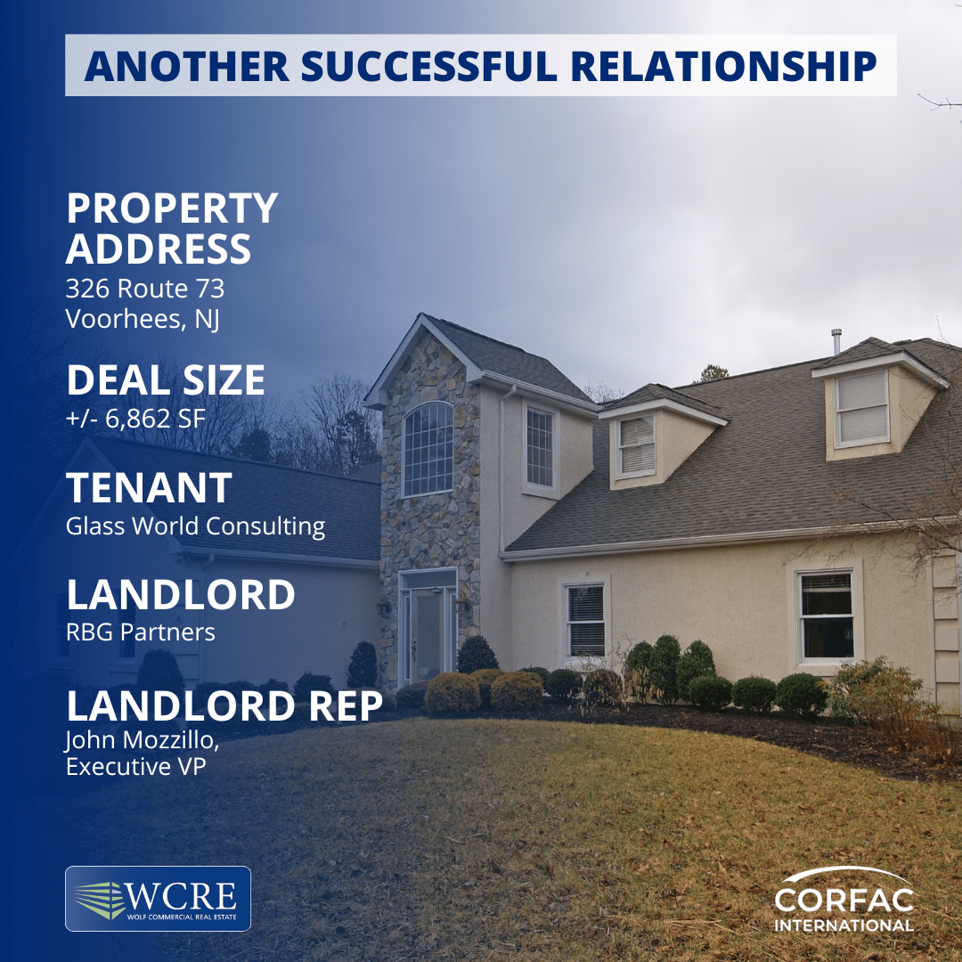 326 Route 73, Voorhees, NJ Wolf Commercial Real Estate South Jersey