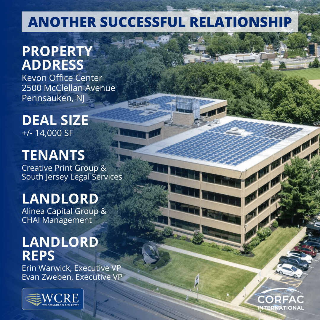 Kevon Office Center, Pennsauken, NJ Wolf Commercial Real Estate