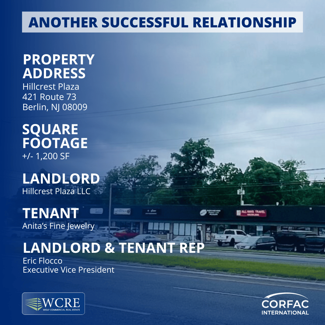 Hillcrest Plaza Wolf Commercial Real Estate South Jersey
